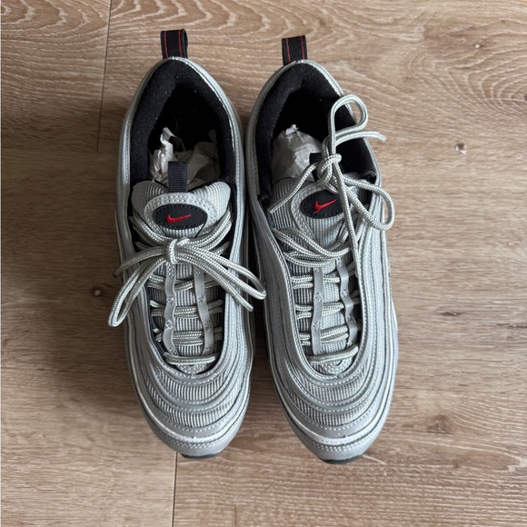 Nike Air Max 97 Sneakers – Grey/Red Accents - Picture 1 of 6
